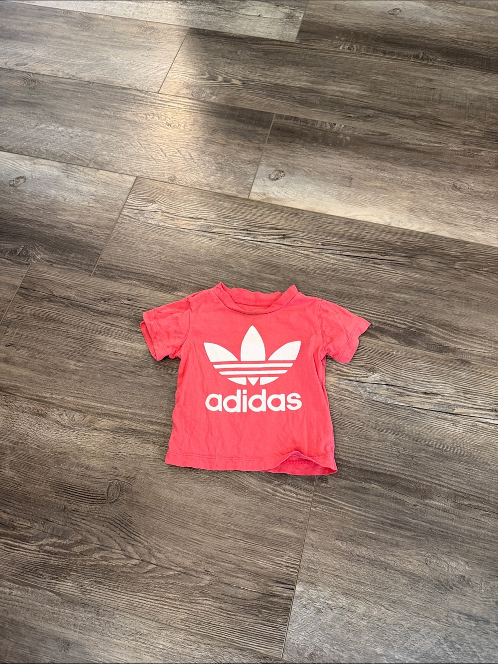 adidas Pink Trefoil Short Sleeve Tee